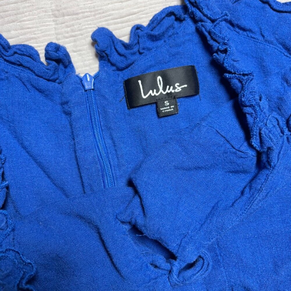 Lulus Mini Blue Dress